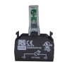 RS PRO LED Light Block Yellow Illumination 110V AC Voltage 32.4mm Length 45mm Height 188-1189