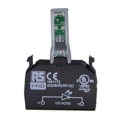 RS PRO Light Block 240V ac Green LED Light 188-1196
