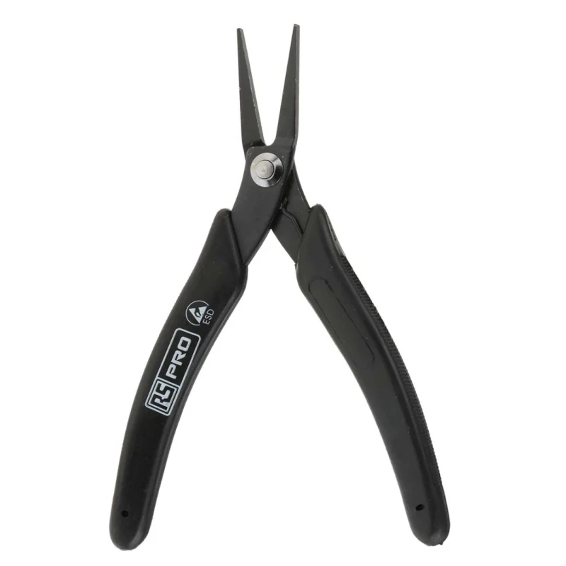 RS PRO High Carbon Steel Flat Nose Plier, 150mm Overall Length, ESD Safe 864-0782