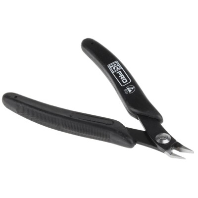 RS PRO ESD Safe Side Cutter 127mm Overall Length, 8mm Jaw Length, High Carbon Steel Blade, Polypropylene Handle 864-0785
