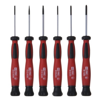 RS PRO Phillips and Slotted Precision Screwdriver Set, 6-Piece ESD Safe, Model 864-0861