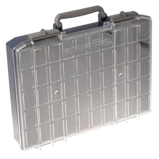 Raaco Blue Polycarbonate, Polypropylene Compartment Box, 80 mm Height x 415 mm Width x 330 mm Depth 138581