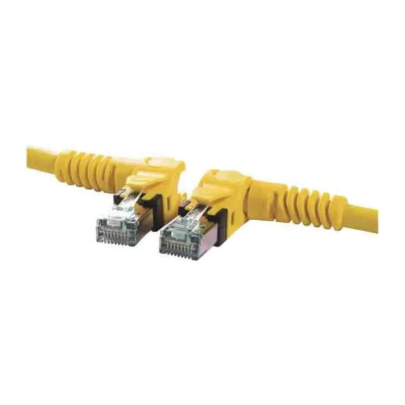 HARTING VARIOBOOT Cat6a Ethernet Cable RJ45 Male to RJ45 Male 1m Yellow Shielded Polyurethane 09488484745010