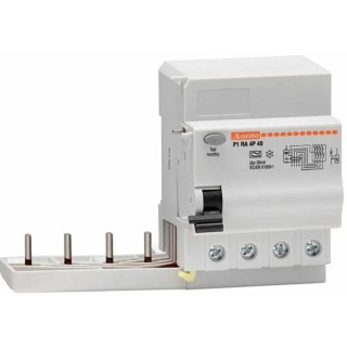 Lovato Electric Residual Current Circuit Breaker 40A, 4-Pole, 30 mA, Type A, 230V/400V AC P1RA