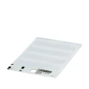 Phoenix Contact US-WML Cable Marker White Adhesive Polyvinyl Chloride, 13mm x 32.1mm, Solvent Resistant, Model 0800472