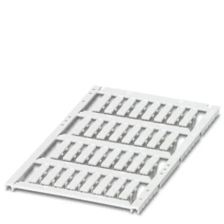 Phoenix Contact UCT-WMC0 Clip-On Cable Marker for 3.5-4.1 mm Cables, White, Polycarbonate, 18x4 mm, 0830785