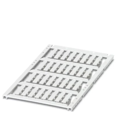 Phoenix Contact UCT-WMC0 Clip-On Cable Marker for 3.5-4.1 mm Cables, White, Polycarbonate, 18x4 mm, 0830785