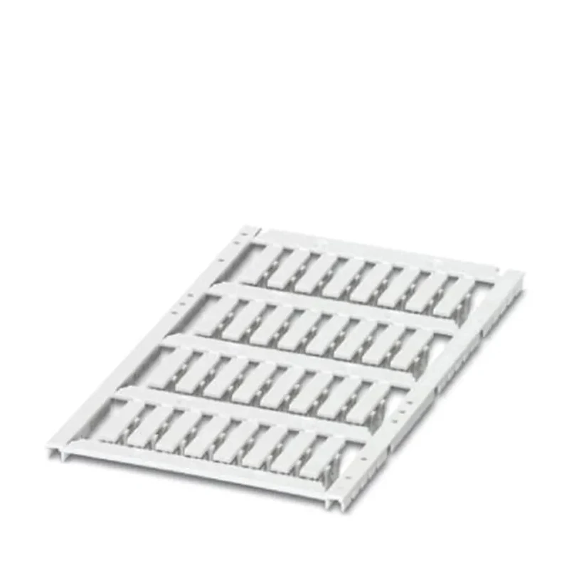 Phoenix Contact UCT-WMC0 Clip-On Cable Marker for 3.5-4.1 mm Cables, White, Polycarbonate, 18x4 mm, 0830785