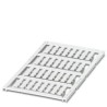 Phoenix Contact UCT-WMC0 Clip-On Cable Marker for 3.5-4.1 mm Cables, White, Polycarbonate, 18x4 mm, 0830785