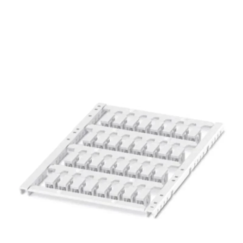 Phoenix Contact UCT-WMC0 Clip-On Cable Marker, White, 4.1 mm Maximum Cable Diameter, Polycarbonate, 12 mm Length 0830784