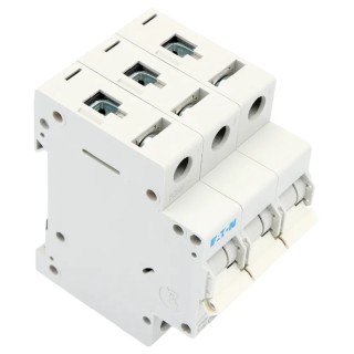 Hager xPole Miniature Circuit Breaker 3-Pole 50A Type C 48 V dc 10 kA Breaking Capacity 242479 PLSM-C50/3-MW