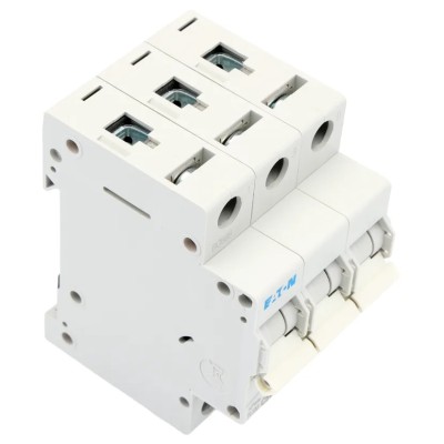 Hager xPole Miniature Circuit Breaker 3-Pole 50A Type C 48 V dc 10 kA Breaking Capacity 242479 PLSM-C50/3-MW