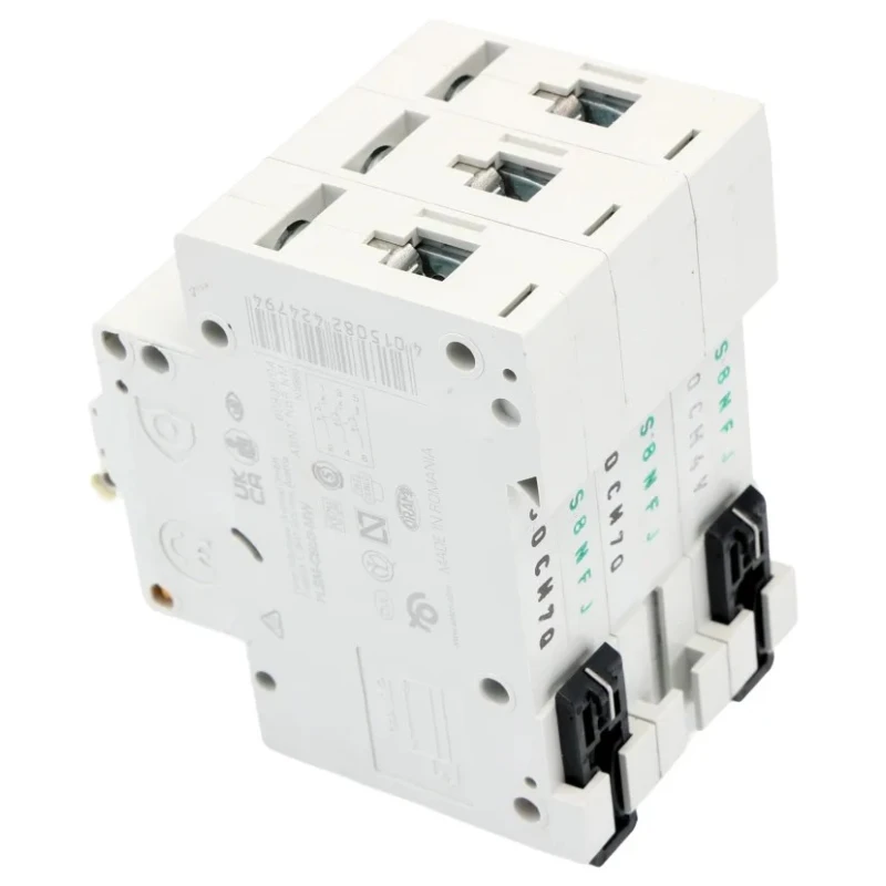 Hager xPole Miniature Circuit Breaker 3-Pole 50A Type C 48 V dc 10 kA Breaking Capacity 242479 PLSM-C50/3-MW