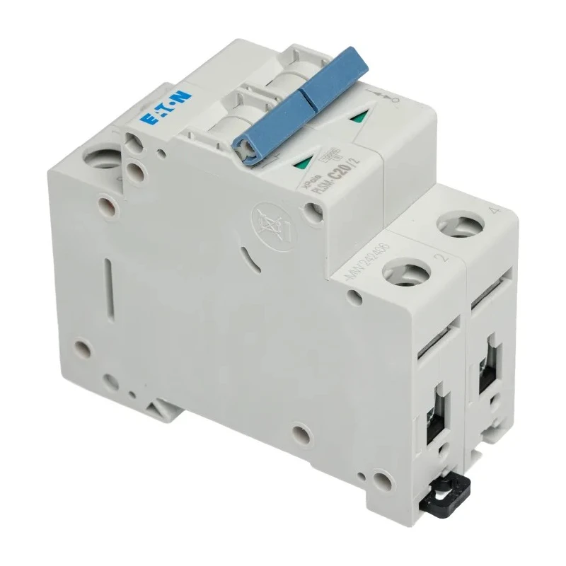 Hager xPole Miniature Circuit Breaker, 2-Pole, 20A, Type C, 48 V DC, 10 kA Breaking Capacity 242406 PLSM-C20/2-MW