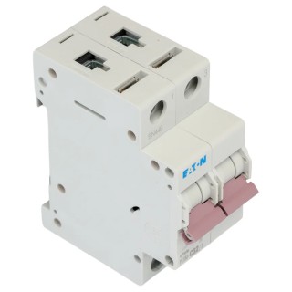 Eaton xPole Miniature Circuit Breaker, 2-Pole, 32A, Type C Tripping, 48 V DC, 10 kA Breaking Capacity 242408 PLSM-C32/2-MW