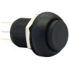 APEM IM Series Push Button Switch, Momentary, Panel Mount, 13.6 mm Cutout, Black Actuator, SPDT, IP67 IMP7Z422UL