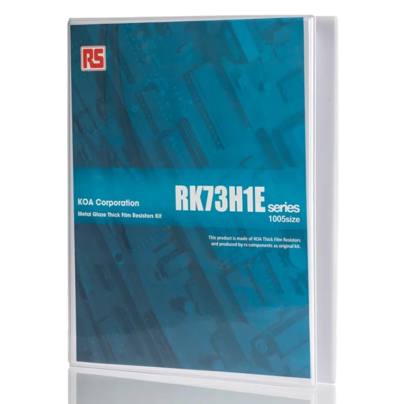 KOA Thick Film Surface Mount Resistor Kit , 170 Values, 34000 Pieces, 1 Ω to 10 MΩ, ±1% Tolerance, 0.1W Power Rating RK73H1E