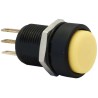 APEM IM Series Momentary Push Button Switch, Yellow Actuator, Panel Mount, 13.6 mm Cutout, SPDT, IP67 IMP7Z452234UL