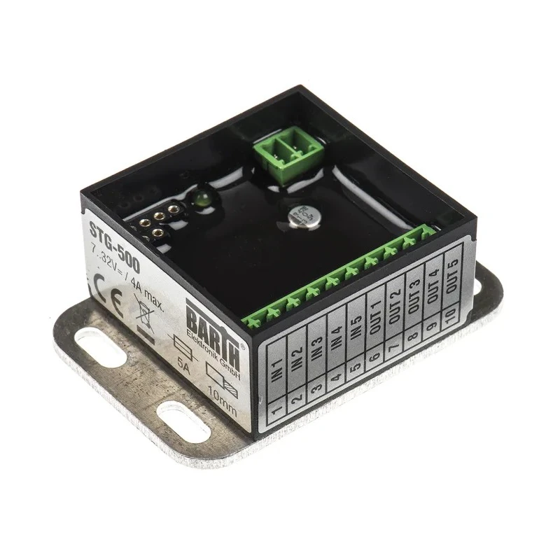 BARTH lococube mini-PLC Series Programmable Logic Controller I/O Module, 5 Inputs Analogue Digital, 5 Outputs PWM 0850-0500