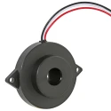 RS PRO Piezo Single Tone Buzzer Screw Mount 12V DC 110dB 40mm ABS Housing 188-1766