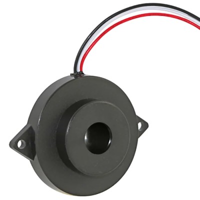 RS PRO Piezo Single Tone Buzzer Screw Mount 12V DC 110dB 40mm ABS Housing 188-1766