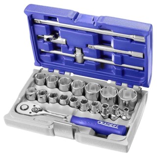 Expert by Facom 22-Piece 1/2 in Hexagon Socket Set with Square Drive 275mm Length E032900