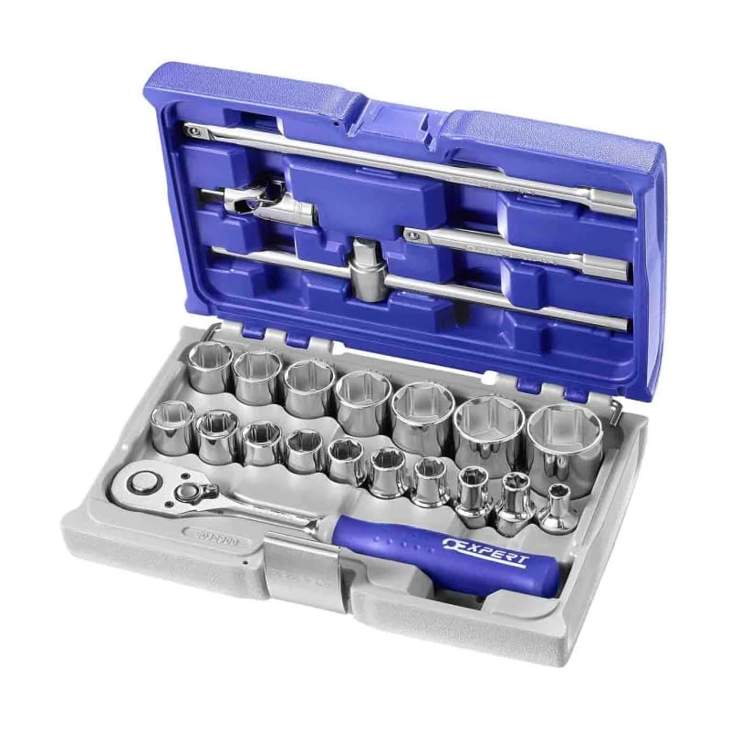 Expert by Facom 22-Piece 1/2 in Hexagon Socket Set with Square Drive 275mm Length E032900