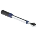 Expert by Facom Click Torque Wrench Adjustable 10 to 50 Nm, 3/8 in Square Drive, Satin Chrome, 400mm Overall E100106