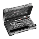 Facom 20-Piece 3/8 in 12 Point Socket Set J.161-3P12 Chrome Vanadium Steel Taiwan