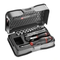 Facom 15-Piece 1/4 in Drive 6 Point Socket Set Chrome Vanadium Steel R.161-2P6