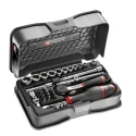 Facom 31-Piece 1/4 in 6 Point Socket Set R.161-4P6U Chrome Vanadium Steel Taiwan Origin