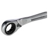 Facom Combination Ratchet Spanner Satin Chrome 225mm Overall 17 mm 467B.17