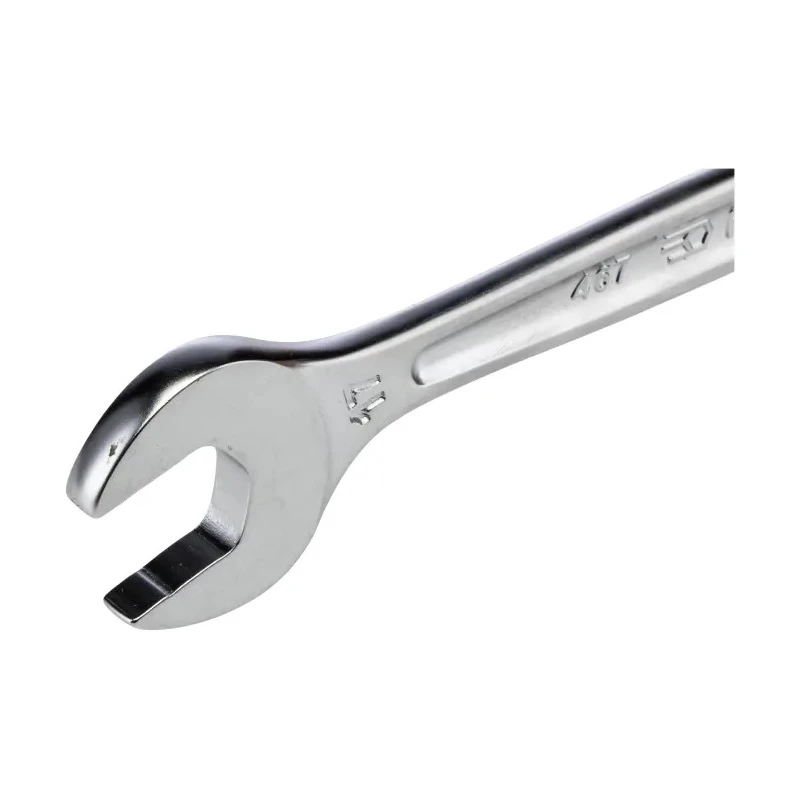 Facom Combination Ratchet Spanner Satin Chrome 225mm Overall 17 mm 467B.17