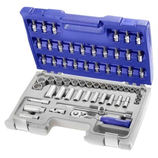 Expert by Facom 61-Piece 3/8 in 12 Point Hexagon Screwdriver Bit Socket Set E031806