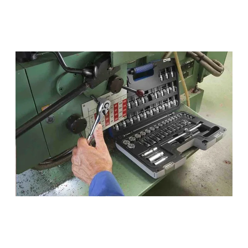 Expert by Facom 61-Piece 3/8 in 12 Point Hexagon Screwdriver Bit Socket Set E031806
