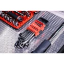 Facom 10-Piece Spanner Set 8 To 19 mm with 72-Tooth Rapid Reversible Ratchet Mechanism 467BR.JP10PB