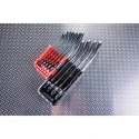 Facom 10-Piece Spanner Set 8 To 19 mm with 72-Tooth Rapid Reversible Ratchet Mechanism 467BR.JP10PB