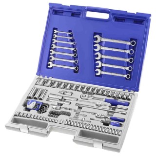 Expert by Facom 101-Piece 1/2 in, 1/4 in Hexagon, Plug Socket, Screwdriver bit Socket Set E032911