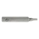 Facom Hex Screwdriver Bit, 4 mm Drive Size, 1.3 mm Hex Tip, 28 mm Overall Length EH.001.3