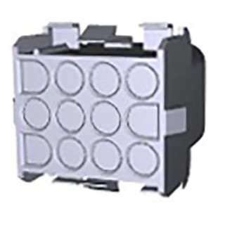 TE Connectivity Universal MATE-N-LOK Female Connector Housing 12 Way 3 Row Straight 6.35 mm Pitch 1-480709-0