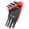 Facom L Imperial Hex Key Set, Hex Size 3/32 - 1/8 - 5/32 - 3/16 - 7/32 - 1/4 - 5/16 - 3/8in 82H.JP8AU