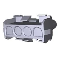 TE Connectivity Universal MATE-N-LOK Female Connector Housing 6.35 mm Pitch 4 Way 1 Row Straight 1-480703-0