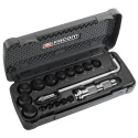 Facom 18 Piece Gasket Cutting Kit, 3-30 mm, Gasket Punch Kit + Case 245.J1A