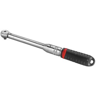 Facom Click Torque Wrench, 5 To 25 Nm, 1/4 in Drive Square Drive, Chrome Vanadium Steel, 300mm Overall Length R.208-25PB