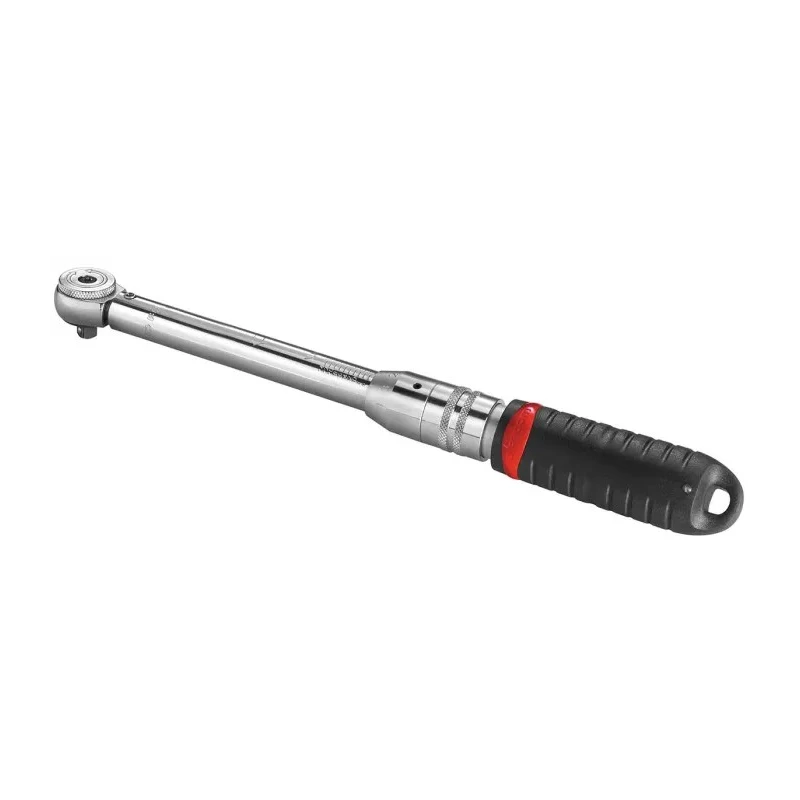 Facom Click Torque Wrench, 5 To 25 Nm, 1/4 in Drive Square Drive, Chrome Vanadium Steel, 300mm Overall Length R.208-25PB