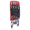 Facom 8-Piece Hinged Ratchet Combination Spanner Set, Sizes 5/16 to 3/4 in 467F.JPU8