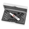 Facom Torque Screwdriver Set with Torque Range 4-20 cN.m, Drive Sizes 1.8 mm, 2.5 mm, PH 9, 1.3, 1.5, 2, PZ 0, 1, 2 A.300MTJ1