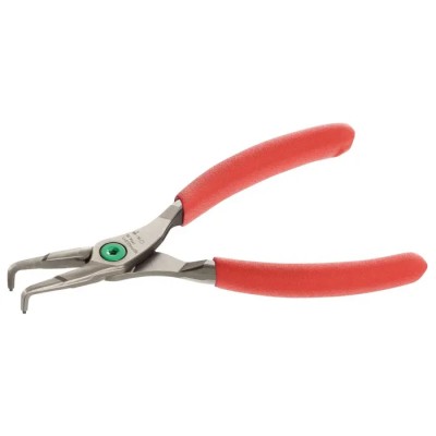 Facom 1-Piece Circlip Plier 130mm Overall, Bent Nose, VDE/1000V Approved, ESD Safe 199A.9