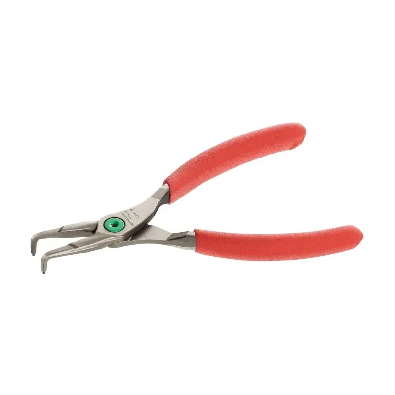 Facom 1-Piece Circlip Plier 130mm Overall, Bent Nose, VDE/1000V Approved, ESD Safe 199A.9