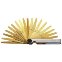 Facom Brass Feeler Gauge Set, Metric, 19 Blades, Brass Material, 100mm Blade Length 804.AM